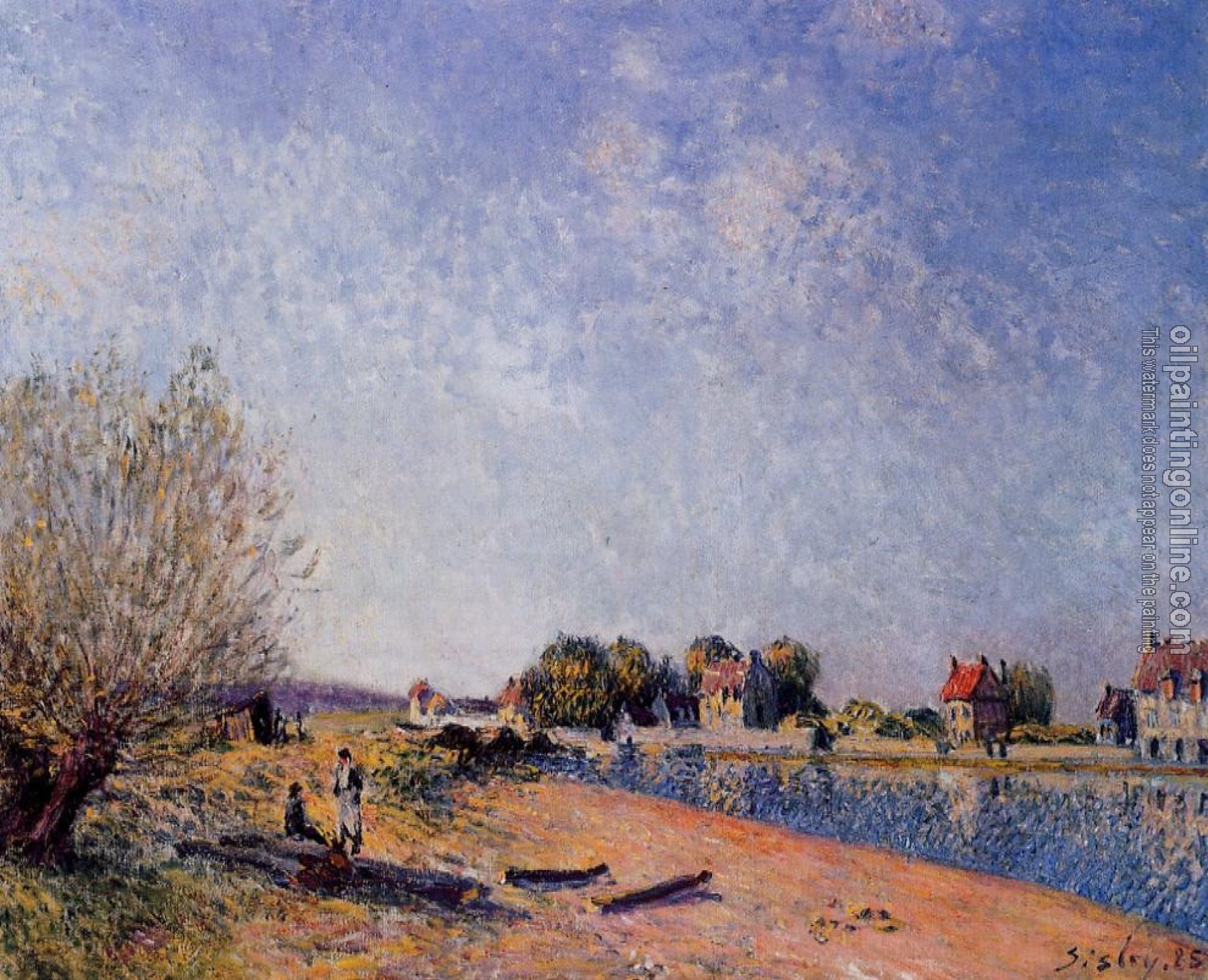 Sisley, Alfred - Loing Canal at Saint-Mammes